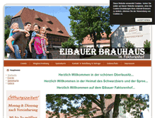 Tablet Screenshot of brauhaus-weise.de